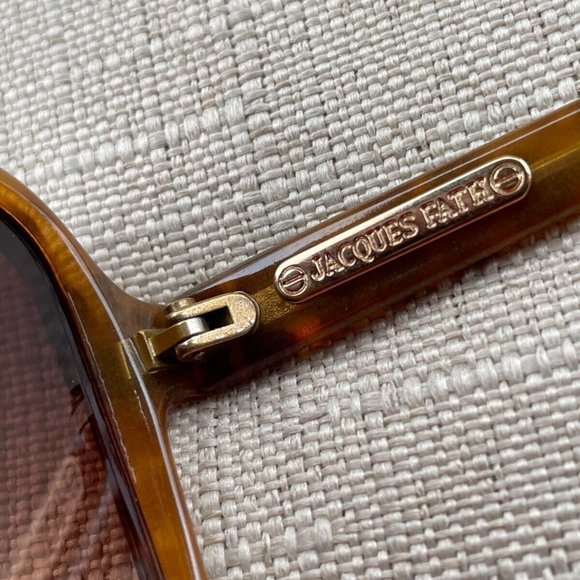 Jacques Fath Women Sunglasses Brown Tone UV400 nm Protection 100% Made in France - Picture 10 of 12